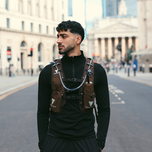 Sensu Vest With Bladder 1.5L & 2x Soft Flask 500ml- Brown