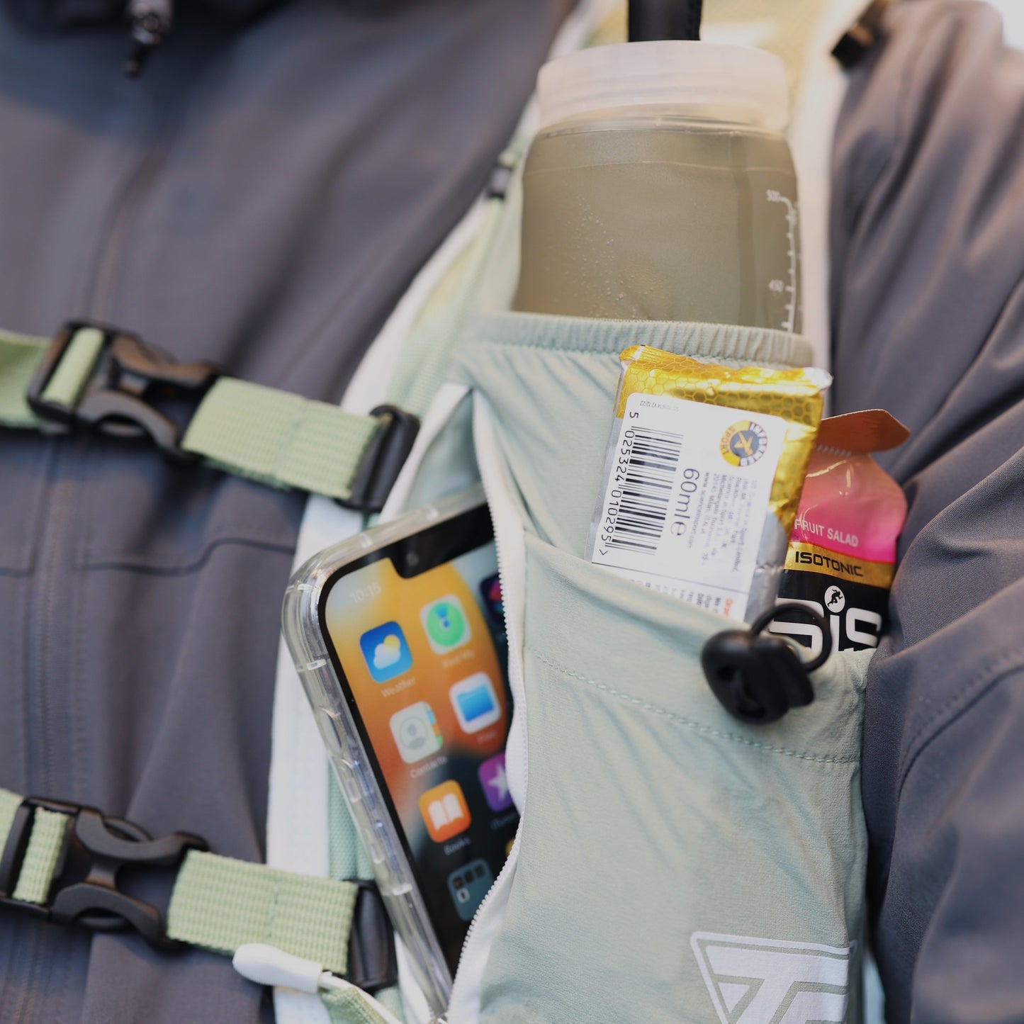 Sensu Vest 6L with Soft Flask 500ml- Mint Green