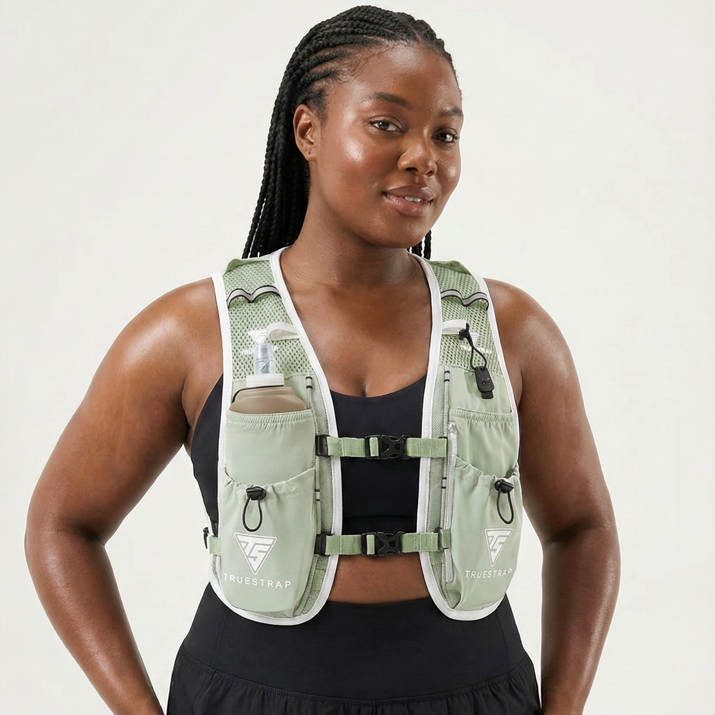 Sensu Vest With Bladder 1.5L & 2x Soft Flask 500ml- Mint Green