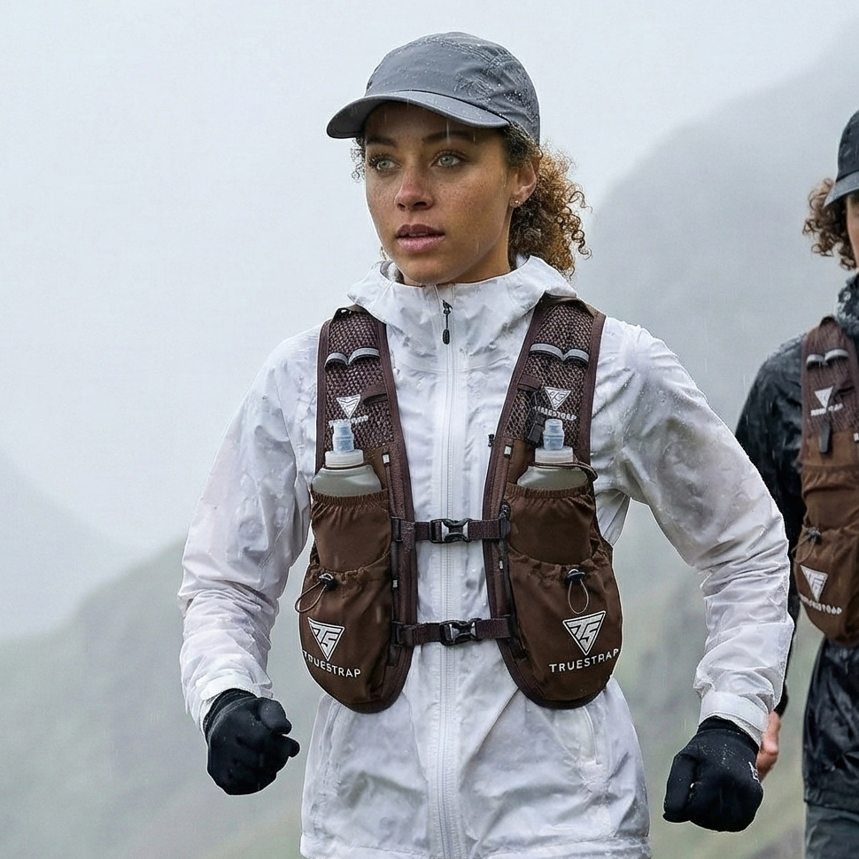 Sensu Vest With Bladder 1.5L & 2x Soft Flask 500ml- Brown