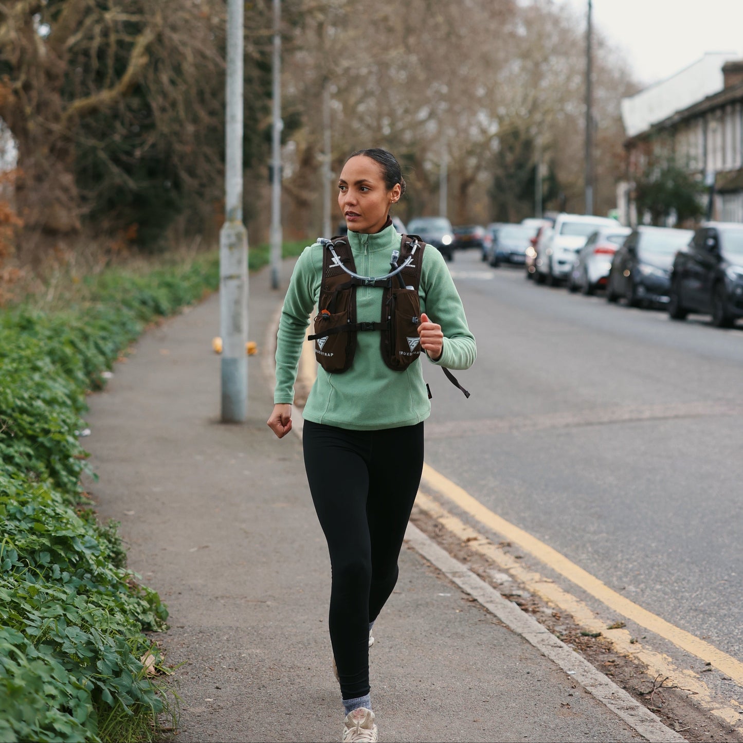 Sensu Vest 6L with Soft Flask Straw 500ml- Brown