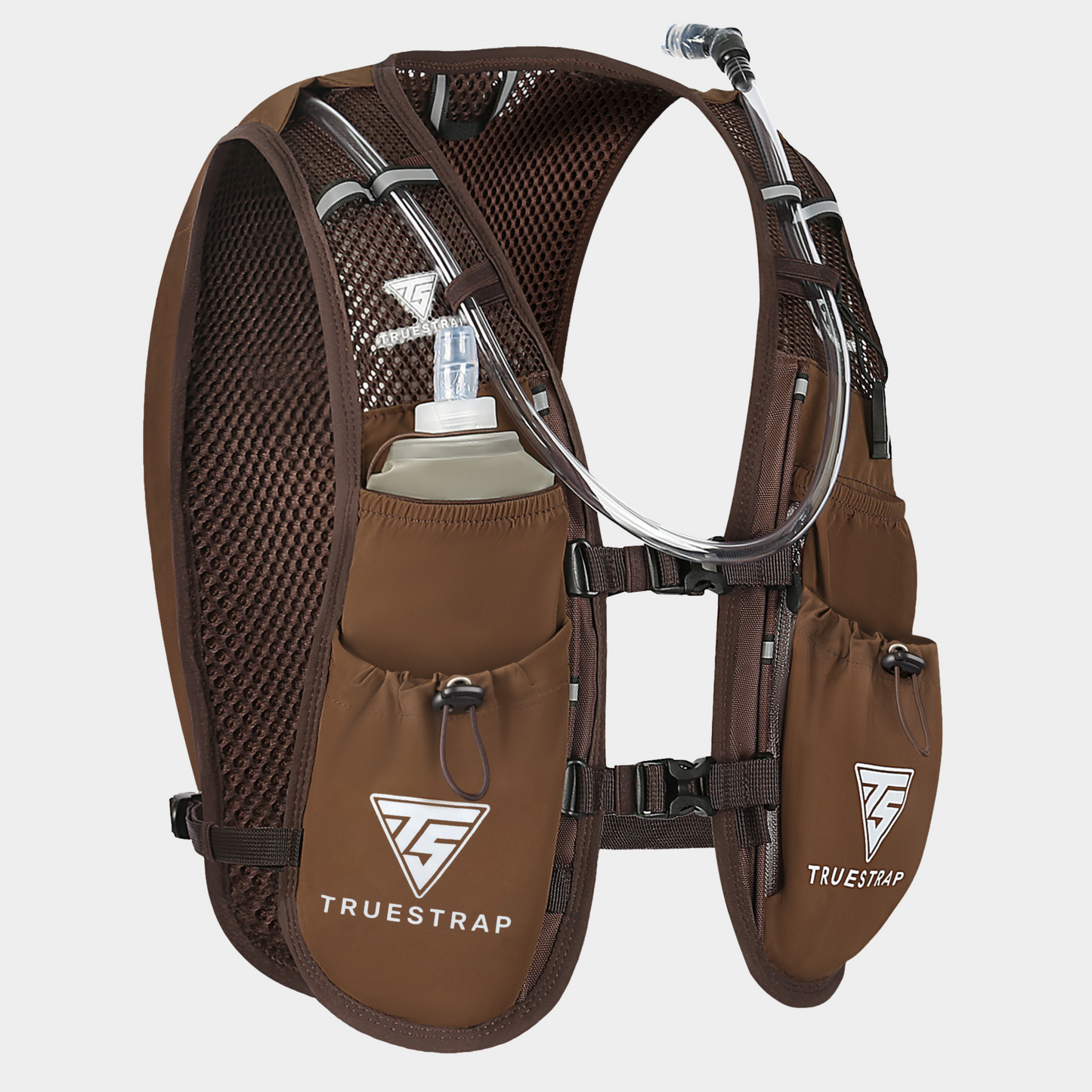 Sensu Vest With Bladder 1.5L & 2x Soft Flask 500ml- Brown