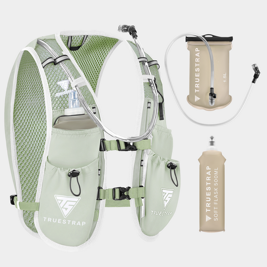 Sensu Vest With Bladder 1.5L & 2x Soft Flask 500ml- Mint Green